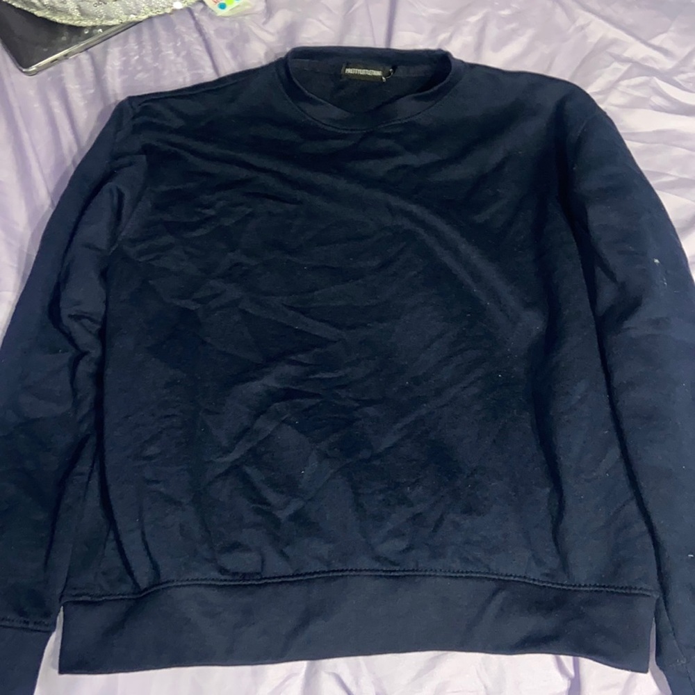 Navy sweatshirt